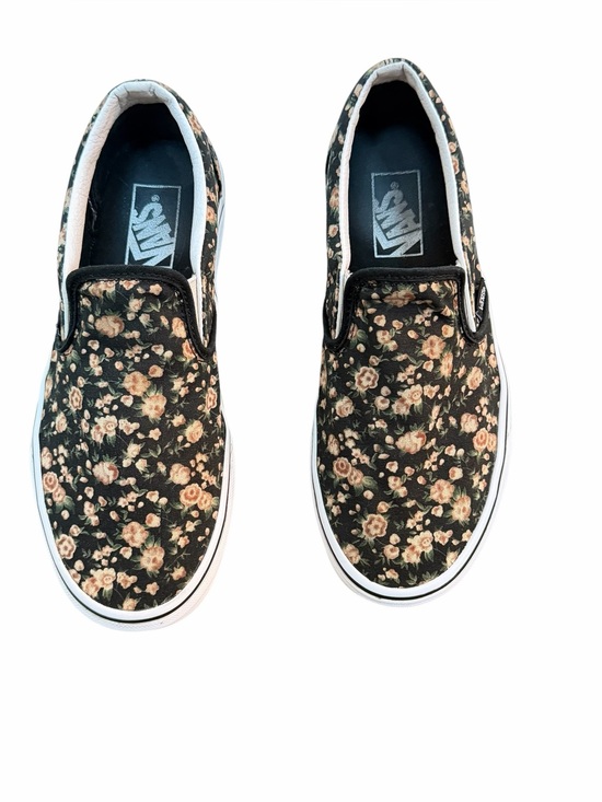 Vans Shoes - Vans ‘Rose Dreams’ Slip-On Black Floral Casual Retro Skater Sneakers  Sz M6.5/W8